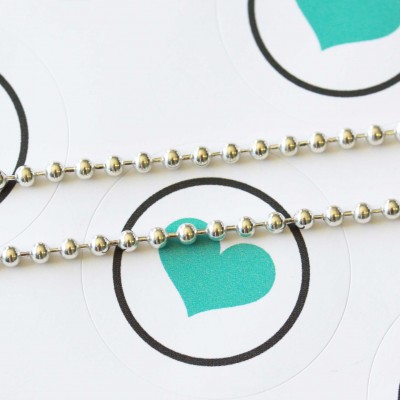 3mm Ball Chain Necklace - Sterling silver FROM $30 click for more length options.